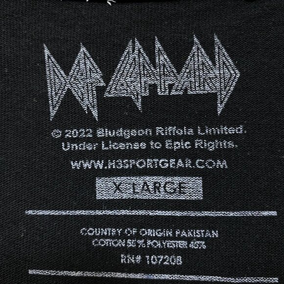 Def Leppard Rock Of Ages UK Tshirt size Extra Large - Picture 4 of 4